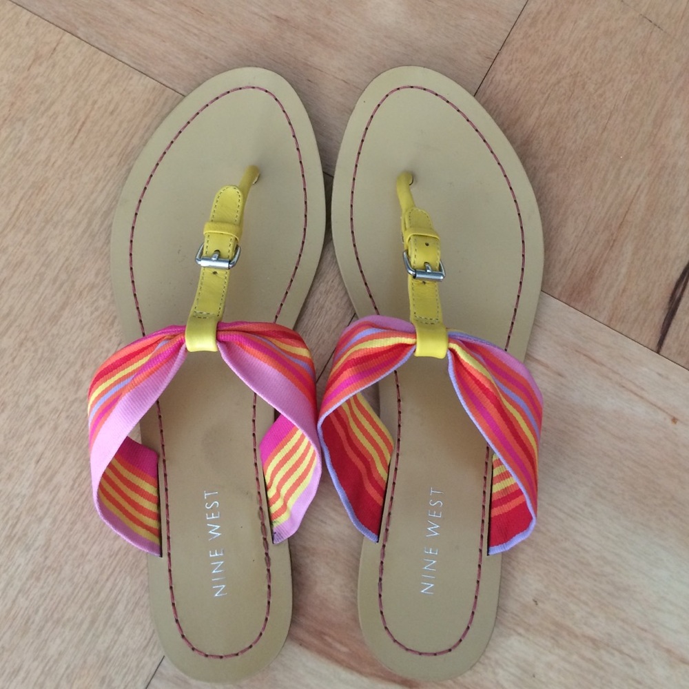 Nine West thong sandals